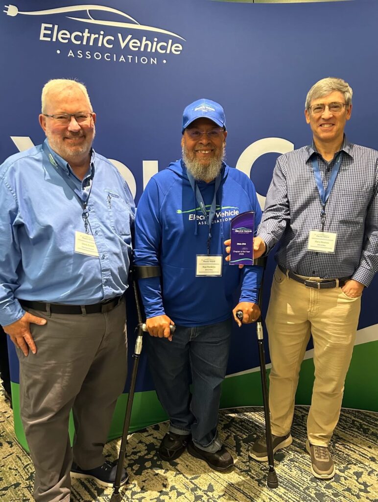 EVA of Ohio named Chapter of the Year by the Electric Vehicle Association.
