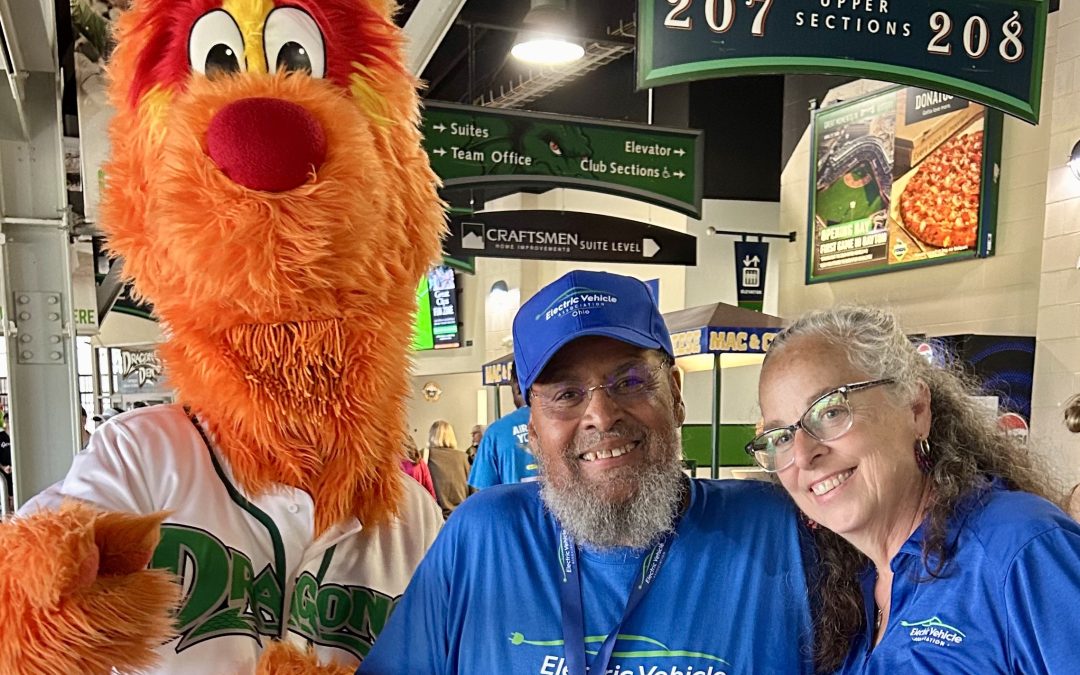 Home Run Hit by Our Volunteers and the Dayton Dragons Baseball Team