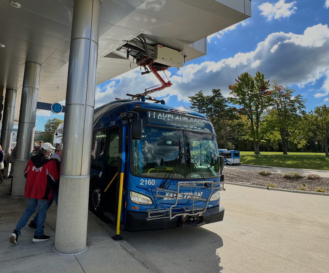 Charging EV Transit Bus ASES EV Rally 2026